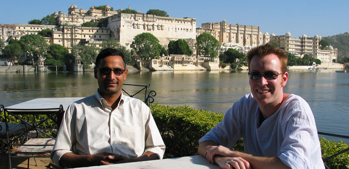 Syham et Mike à Udaipur